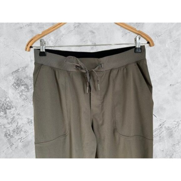 Lululemon Olive Green Jogger Pants M Lightweight Recycled Polyester & Elastane W - Picture 3 of 6